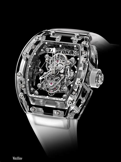 richard mille rm 56 sapphire|richard mille clear watch.